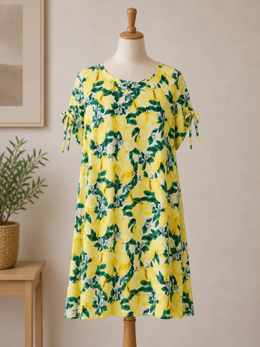 Lemon Floral Short Sleeve
